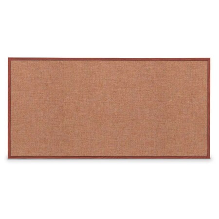 United Visual Products Combo Board, 60"x36", Satin Frame/Black Porcelain & Rubber UVDECORK6036-BLKPORC-RUBBER